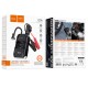 Автомобільний пуско-зарядний пристрій з насосом HOCO QS6 Clever Intelligent air pump+emergency start-up power bank(8000mAh) Black (6942007673013)