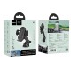 Автотримач для телефона HOCO H54 Brusco ultra-thin push-type car holder(center console) Black (6942007630559)