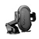 Автотримач для телефона HOCO H54 Brusco ultra-thin push-type car holder(center console) Black (6942007630559)