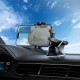 Автотримач для телефона HOCO H54 Brusco ultra-thin push-type car holder(center console) Black (6942007630559)