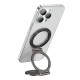 Автотримач для телефона HOCO H102 Whale magnetic ring holder(multi-scene) Metal Grey (6942007674478)