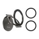 Автотримач для телефона HOCO H102 Whale magnetic ring holder(multi-scene) Metal Grey (6942007674478)