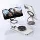 Автотримач для телефона HOCO H102 Whale magnetic ring holder(multi-scene) Metal Grey (6942007674478)