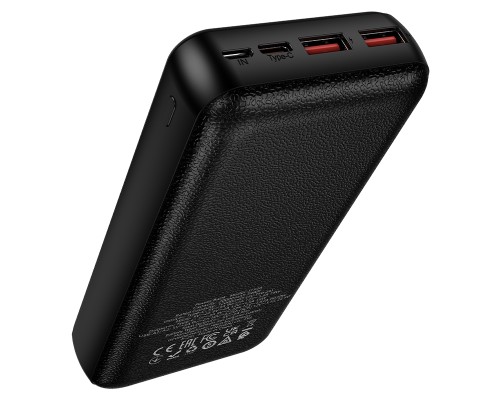 Зовнішній акумулятор HOCO J159A Essence 22.5W+PD20W fully compatible power bank(20000mAh) Black (6942007673587)