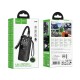 Автомобільний насос HOCO ZP18 Enlighten portable smart air pump Black (6942007673303)