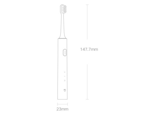 Електрична зубна щітка Xiaomi Mijia sonic electric toothbrush T200C MES606 Blue (MES606Blue)