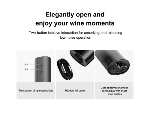 Штопор Xiaomi Mijia Electric Red Wine Bottle Opener (KGJ001T)