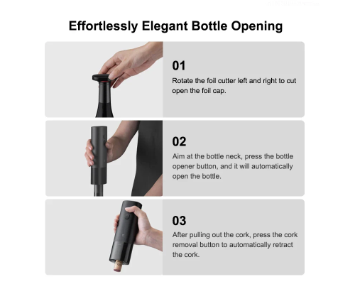 Штопор Xiaomi Mijia Electric Red Wine Bottle Opener (KGJ001T)