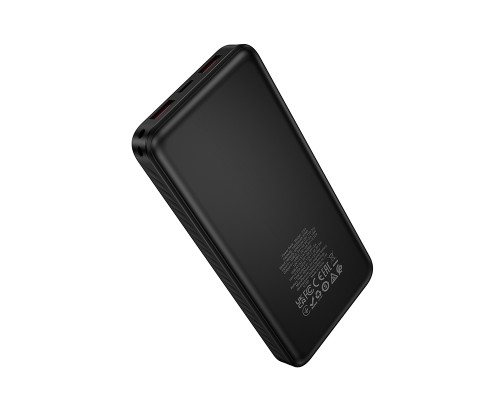Зовнішній акумулятор HOCO J154 Victorious 22.5W+PD20W fully compatible power bank(10000mAh) Black (6942007660747)