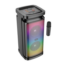 Портативна колонка BOROFONE BP25 Vida BT speaker with microphone, 10W * 2, Black (6941991119422)