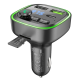 АЗП з FM-модулятором BOROFONE BC48 Broad QC3.0 car BT FM transmitter 18W Black (6941991104039)