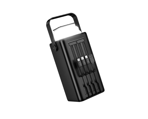 Зовнішній акумулятор BOROFONE BJ65B High 22.5W+PD20W+four-cables power bank(80000mAh) Black (6941991122057)