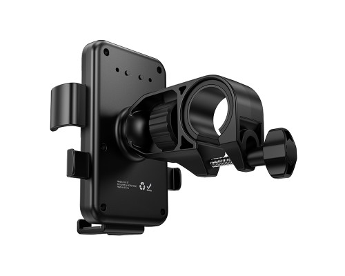 Велотримач для телефона BOROFONE BH137 Knight motorcycle bicycle universal holder Black (6941991122934)
