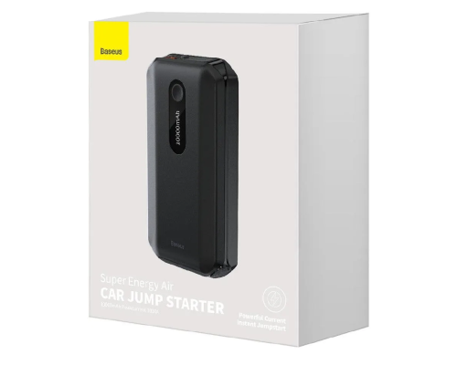 Автомобільний пуско-зарядний пристрій Baseus Super Energy Air Car Jump Starter（10000mAh) Black (CGNL020101)
