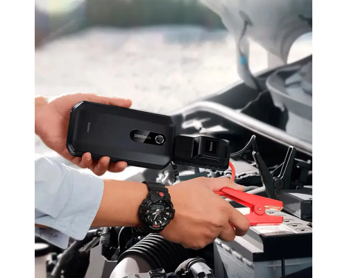 Автомобільний пуско-зарядний пристрій Baseus Super Energy Air Car Jump Starter（10000mAh) Black (CGNL020101)