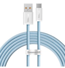 Кабель Baseus Dynamic Series Fast Charging Data Cable USB to Type-C 100W 1m Blue (CALD000603)