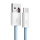 Кабель Baseus Dynamic Series Fast Charging Data Cable USB to Type-C 100W 1m Blue (CALD000603)