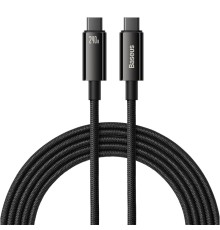 Кабель Baseus Tungsten Gold Fast Charging Data Cable Type-C to Type-C 240W 3m Black (CAWJ040201)