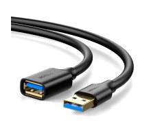 Подовжувач UGREEN US129 USB 3.0 Extension Male Cable 2m (Black) (UGR-10373) (UGR-10373)