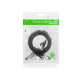 Мережевий кабель UGREEN Cat 6 U/UTP Lan Flat Cable 1m (Black) (UGR-50173)