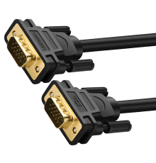 Кабель UGREEN VG101 VGA Male to Male Cable 1m (Black)(UGR-11673) (UGR-11673)