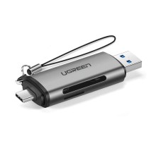 Кардридер UGREEN CM185 USB-C/USB-A Card Reader (UGR-50706) (UGR-50706)
