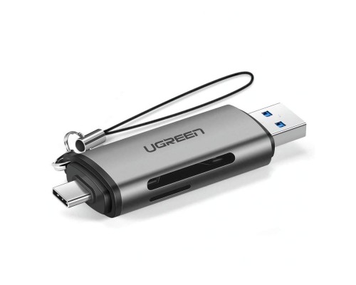 Кардридер UGREEN CM185 USB-C/USB-A Card Reader (UGR-50706) (UGR-50706)