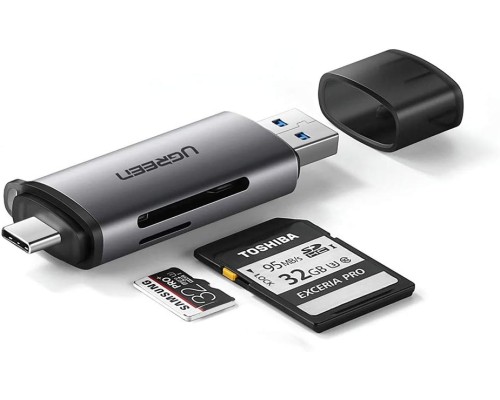 Кардридер UGREEN CM185 USB-C/USB-A Card Reader (UGR-50706) (UGR-50706)