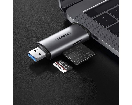Кардридер UGREEN CM185 USB-C/USB-A Card Reader (UGR-50706) (UGR-50706)