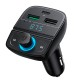 АЗП з FM-модулятором UGREEN CD229 FM&Bluetooth Transmitter&Car Charger + TF  Slot Black (UGR-80910)