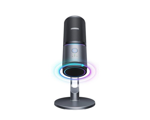 Мікрофон настільний UGREEN CM769 Desktop RGB 24-bit 96kHz ANS (USB-A) Вark Пray (UGR-35629)
