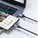 Кабель UGREEN US288 USB-A 2.0 to USB-C Cable Nickel Plating Aluminum Braid 0.25m (Black) (UGR-60124)