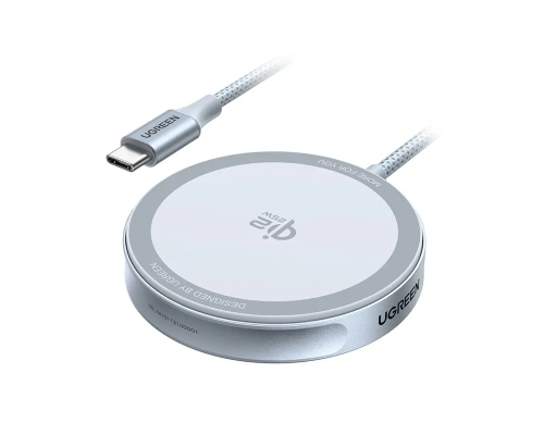 Бездротовий зарядний пристрій UGREEN W753 25W Magnetic Wireless Charger Starlight Blue (UGR-55959)