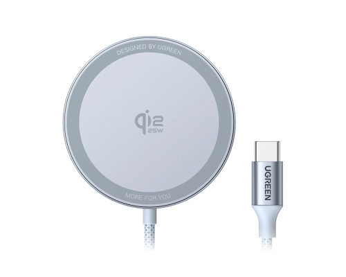 Бездротовий зарядний пристрій UGREEN W753 25W Magnetic Wireless Charger Starlight Blue (UGR-55959)