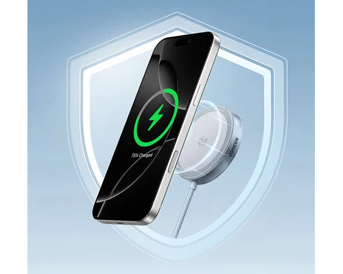 Бездротовий зарядний пристрій UGREEN W753 25W Magnetic Wireless Charger Starlight Blue (UGR-55959)
