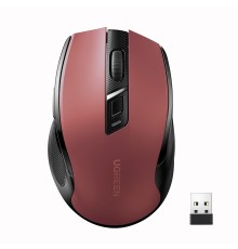 Маніпулятор миша бездротова UGREEN MU006 Ergonomic Wireless Mouse Red (UGR-25752)