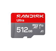 Карта пам'яті microSDXC (UHS-1) SanDisk Ultra 512Gb class 10 A1 (195Mb/s) (adapter SD) (SDSQUJQ-512G-GZ6MA)