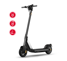 Електросамокат NIU KQi1 Sport Black 9", 250(450)W, 5.1Ah, 25km, 25km/h, 14%, App, 14,6 kg (K12342B1E11)