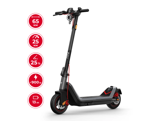 Електросамокат NIU KQi3 MAX Space Gray 9,5", 450(900)W, 13Ah, 65km, 25km/h, 25%, App, 21 kg (K3T331B3E11)