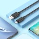 Кабель HOCO X88 Gratified charging data cable for Micro Black (6931474783325)