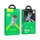 Автомобільний зарядний пристрій HOCO Z49 Level dual port car charger Metal Gray (6931474795618)