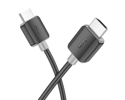 Кабель HOCO US08 HDTV 2.0 male-to-male 4K HD data cable(L=3M) Black (6931474799401)