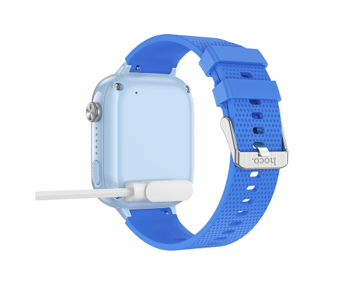 Дитячий cмарт-годинник Hoco Y101 46mm. SIM 4G. Wi-Fi. 680 mAh. IP65 Blue (6942007626439)