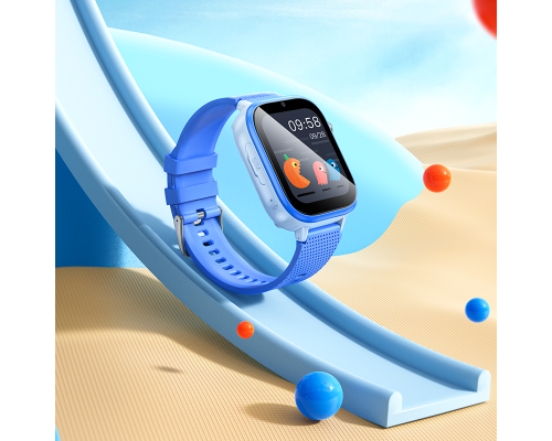 Дитячий cмарт-годинник Hoco Y101 46mm. SIM 4G. Wi-Fi. 680 mAh. IP65 Blue (6942007626439)