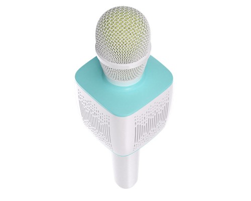 Портативна колонка-мікрофон HOCO BK5 Cantando karaoke microphone, 5W, Blue (6931474742308)