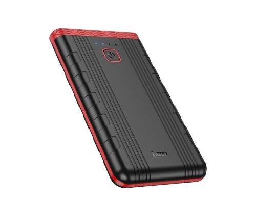 Автомобільний пуско-зарядний пристрій HOCO QS5 Refined intelligent emergency start-up power bank (6000mAh) Black (6942007643689)