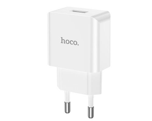 Мережевий зарядний пристрій HOCO C106A Leisure single port charger 10,5W White (6931474783882)