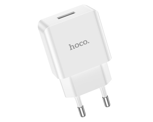 Мережевий зарядний пристрій HOCO C106A Leisure single port charger 10,5W White (6931474783882)