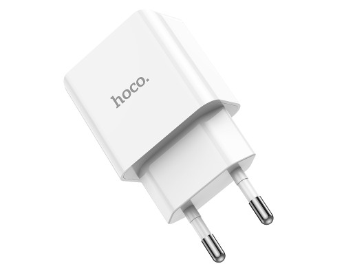 Мережевий зарядний пристрій HOCO C106A Leisure single port charger 10,5W White (6931474783882)
