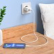 Мережевий зарядний пристрій HOCO C106A Leisure single port charger 10,5W White (6931474783882)